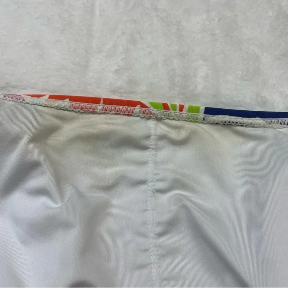 NAUTICA Tropical Open Back Criss Cross Vibrant One Piece Bathing Suit - Picture 16 of 16